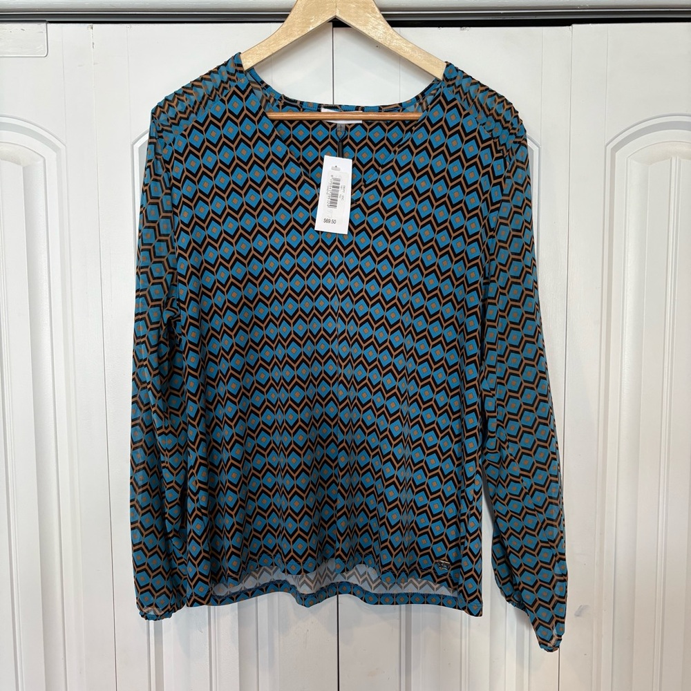 Calvin Klein Blue Blouse Size‎ Large